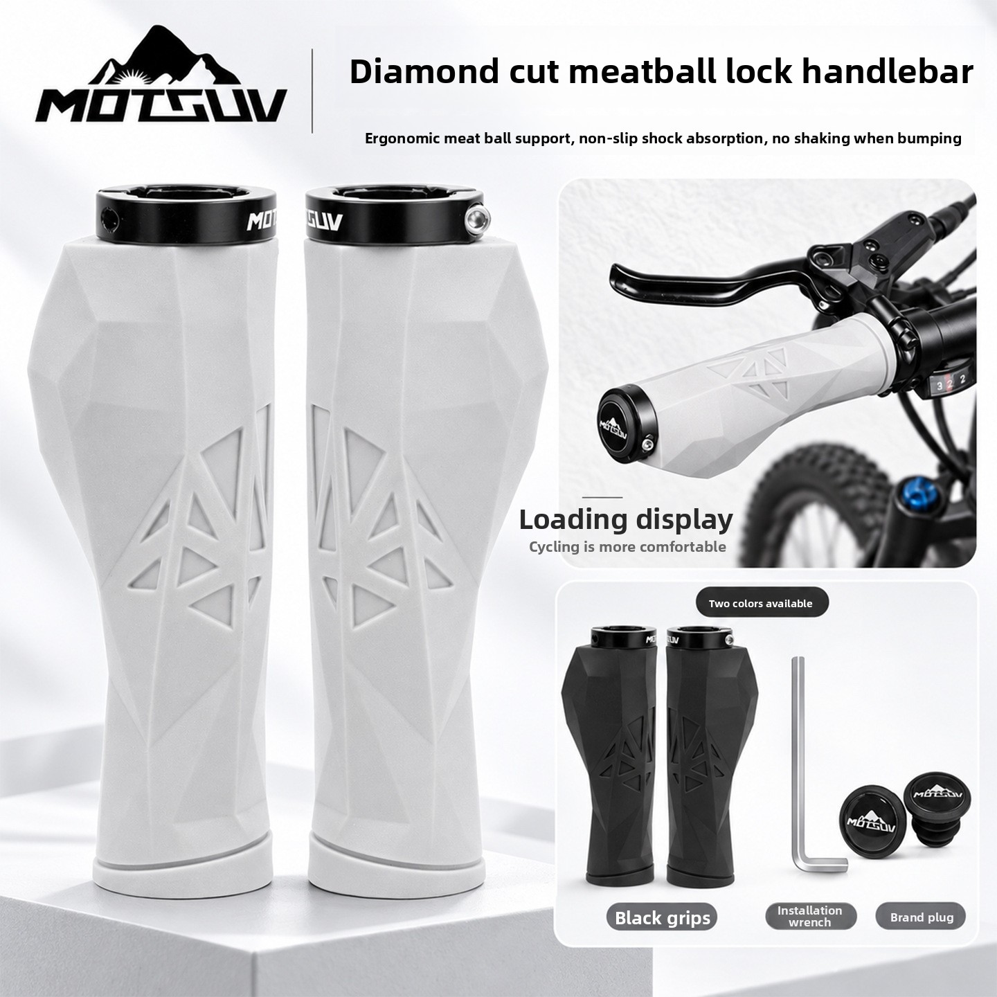Commuter Bike Lock - Dağ Bisikleti TPE Gidon Kılıfı, Elmas