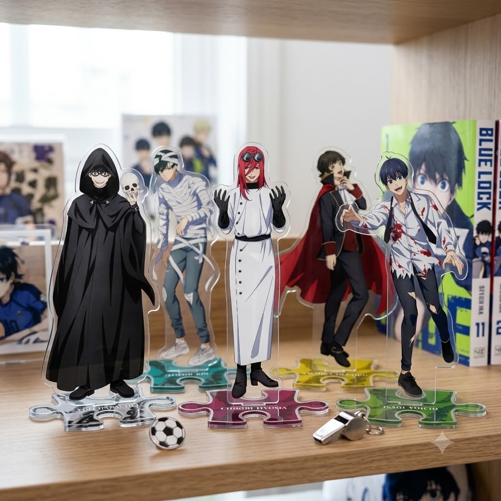 Chain Lock Combination - Yeni Blue Lock Anime Akrilik Stand