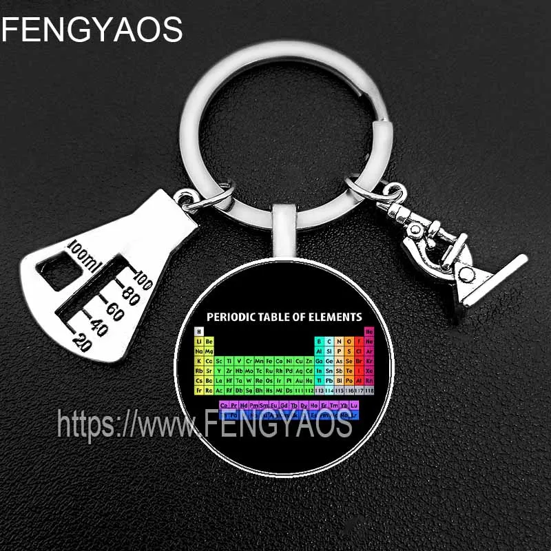 Chain Lock Combination - Elementlerin periyodik tablosu anahtarlık evi matematik